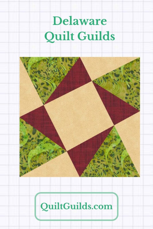 Quilt Guilds in Delaware Pin