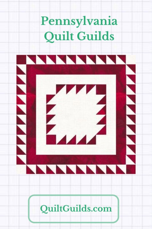 Graphic of Pennsylvania Quilt Guild Pin