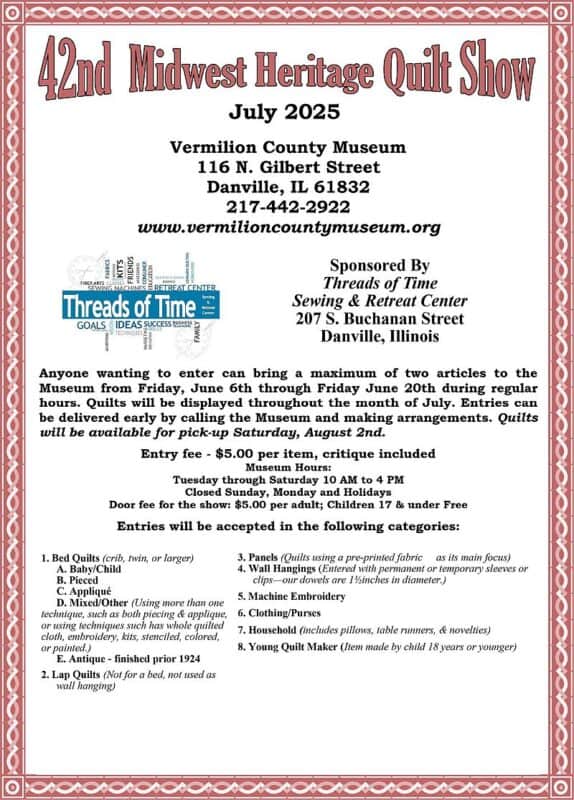 Midwest-Heritage-Quilt-Show Flyer
