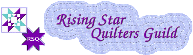 Rising Star Quilters Guild Logo