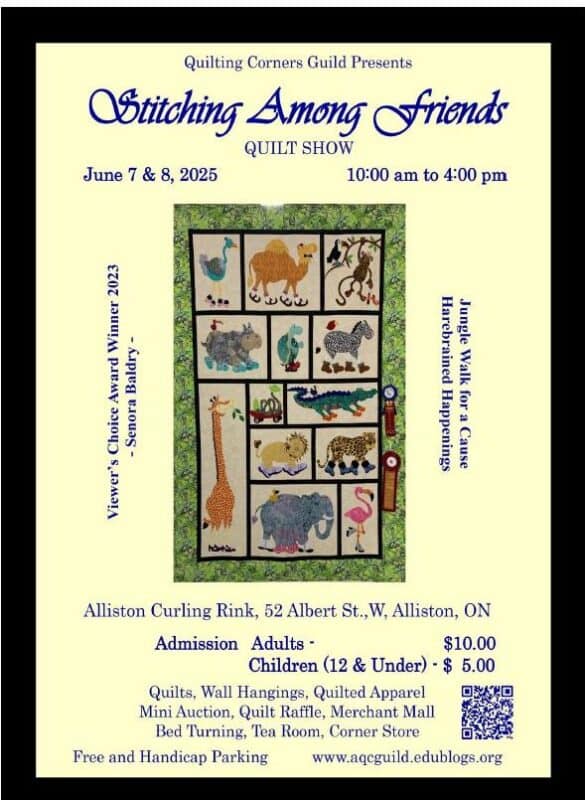 stitching-among-friends show flyer