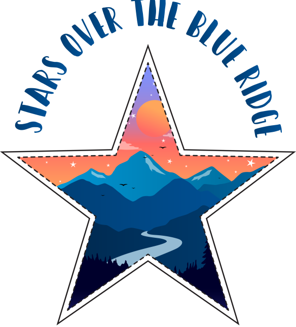 stars-over-the-blue-ridge quilt guild logo