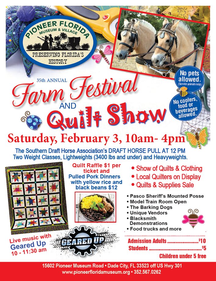 Farm Festival Quilt Show Flyer