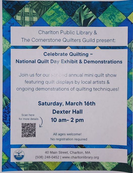 Charleton Quilt Show Flyer