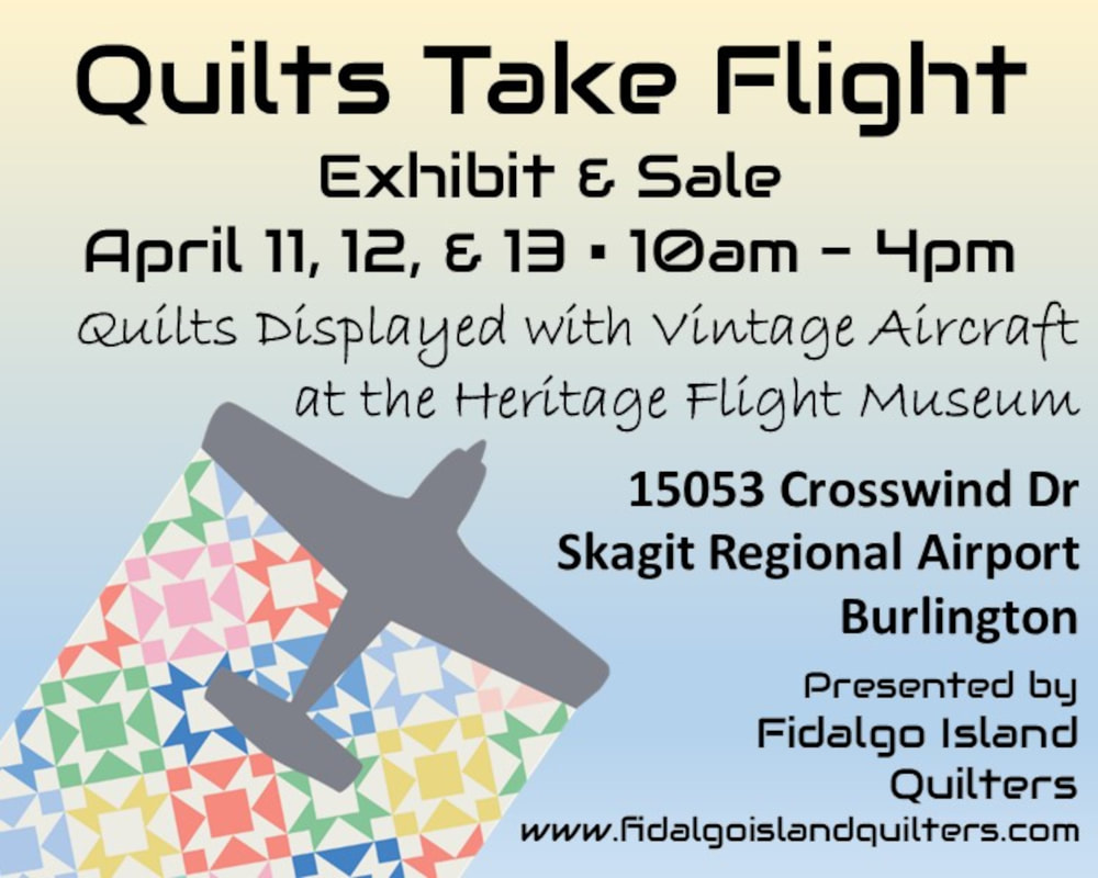 Quilts Take Flight Show Poster