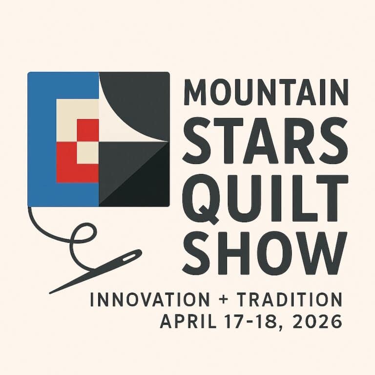 Mountain Stars Quilt Show Logo