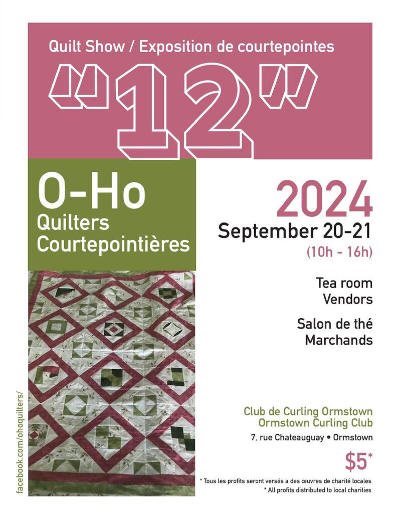 Ormond Quilt Show Flyer